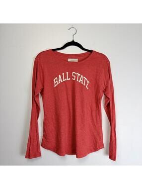 Ball State Red Long Sleeve Collegiate Shirt Women's M